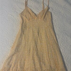 La Hearts Yellow Floral Mini Dress